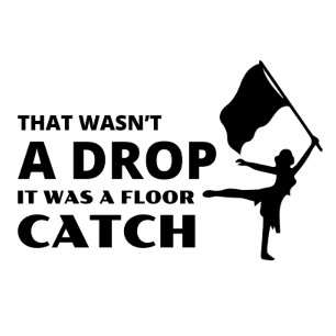 Adesivo Quadrado Guarda de cores Sinalizador Corps Banda de dançari