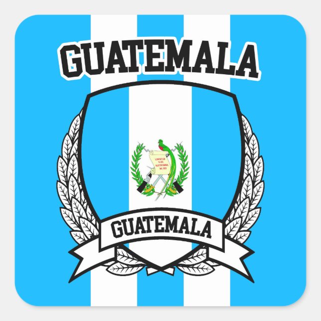 Adesivo Quadrado Guatemala (Frente)