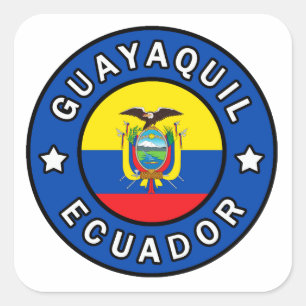 Adesivo Quadrado Guayaquil Equador