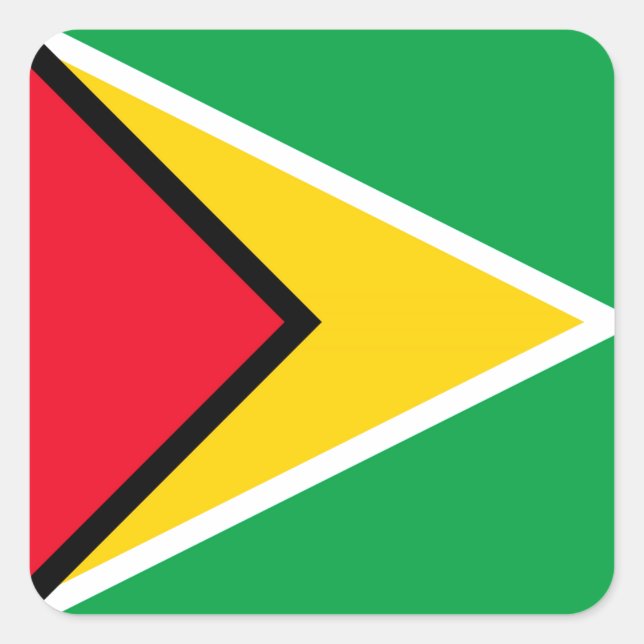 Adesivo Quadrado Guiana (Frente)