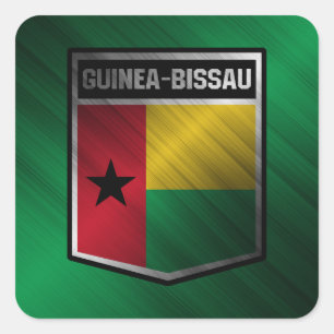 Adesivo Quadrado Guiné-Bissau