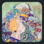Adesivo Quadrado Gustav Klimt - Bebê/Berço<br><div class="desc">Bebê/Berço - Gustav Klimt,  Oil on Canvas,  1917-1918</div>