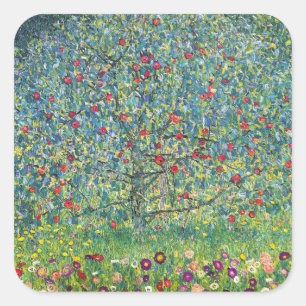 Adesivo Quadrado Gustav Klimt - Macieira