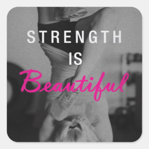 Adesivo Quadrado Gym Malhação Motivativo