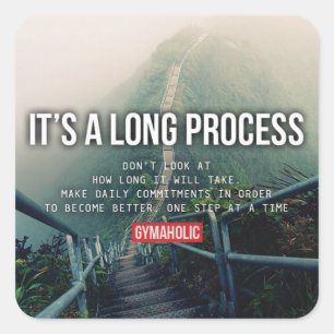 Adesivo Quadrado Gym Malhação Motivativo