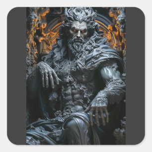Adesivo Quadrado Hades Deus do Submundo