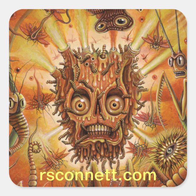 ADESIVO QUADRADO HADES STICKER #1 (Frente)