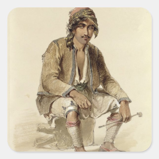 Adesivo Quadrado Hagiadur - de Erzerum, 1856 (Frente)