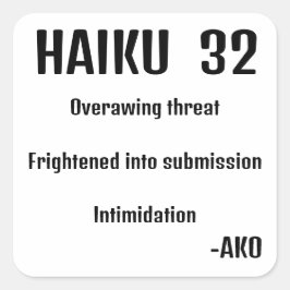 ADESIVO QUADRADO HAIKU 32