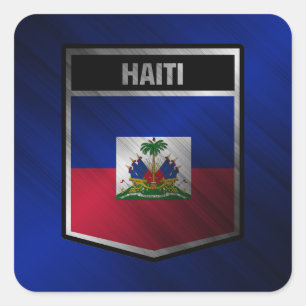 Adesivo Quadrado Haiti