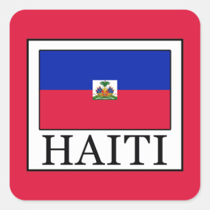 Adesivo Quadrado Haiti
