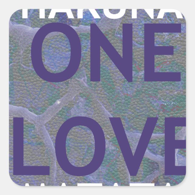 ADESIVO QUADRADO HAKUNA MATATA (Frente)