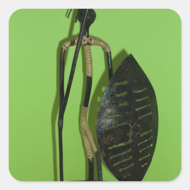 Adesivo Quadrado Hakuna Matata Kenya Maasai.JPG (Frente)