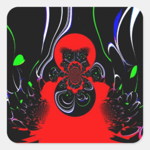 Adesivo Quadrado Hakuna Matata Retro Cores de Arte Magnética.jpg