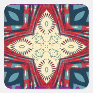 Adesivo Quadrado Hakuna Matata Text Hope Abstrato