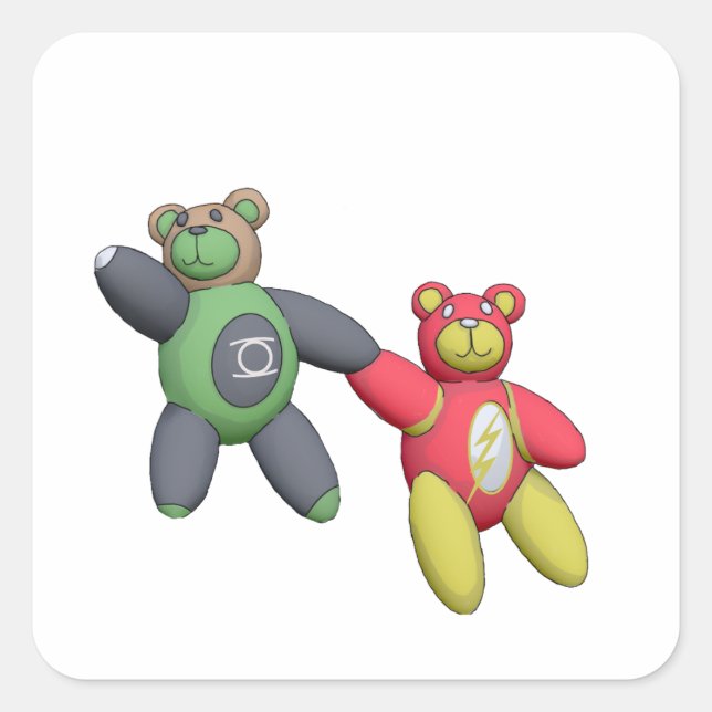 Adesivo Quadrado HalBeary (Frente)