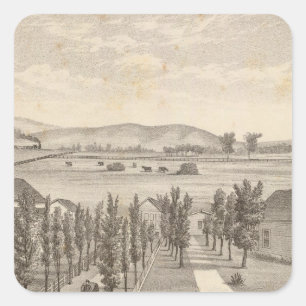 Adesivo Quadrado Haley res, fazenda