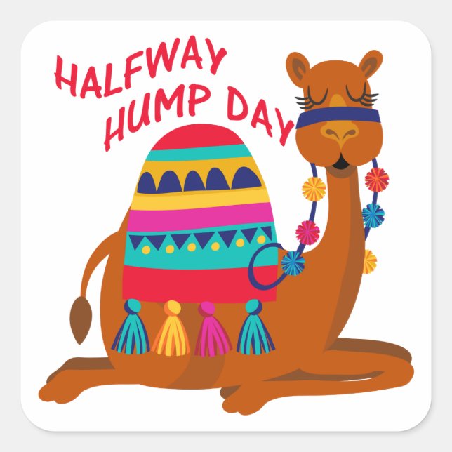ADESIVO QUADRADO HALFWAY HUMPDAY (Frente)