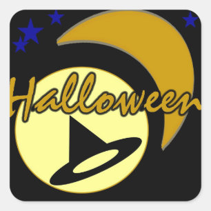 Adesivo Quadrado Halloween