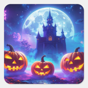 Adesivo Quadrado Halloween