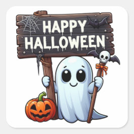 Adesivo Quadrado Halloween