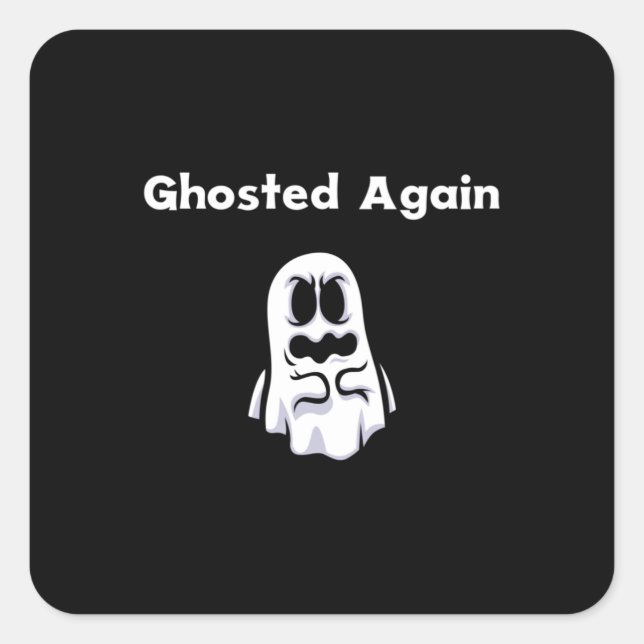 Adesivo Quadrado Halloween - Fantasia Novamente (Frente)