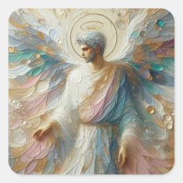 Adesivo Quadrado Halo - Coleção de Arte da Série Angel