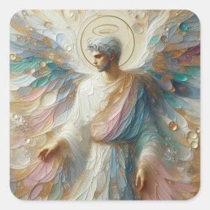 Adesivo Quadrado Halo - Coleção de Arte da Série Angel