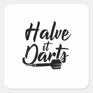 Adesivo Quadrado Halve It Darts
