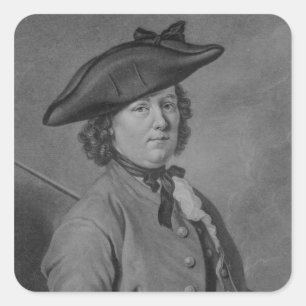 Adesivo Quadrado Hannah Snell, soldado fêmea