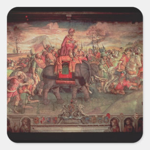 Adesivo Quadrado Hannibal que cruza os cumes