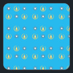 Adesivo Quadrado Happy Hanukkah<br><div class="desc">Happy Hanukkah</div>