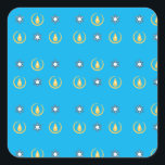 Adesivo Quadrado Happy Hanukkah<br><div class="desc">Happy Hanukkah</div>