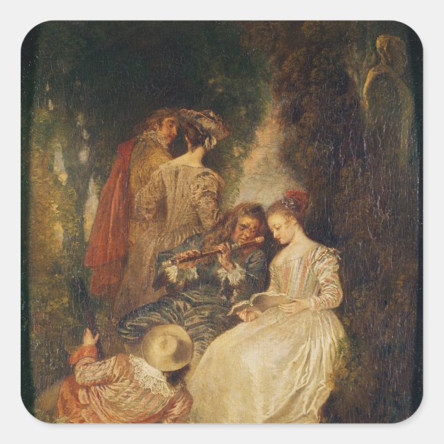 Adesivo Quadrado Harmonia perfeita (Frente)