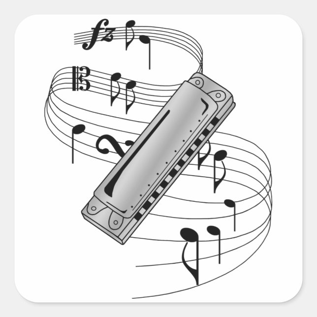 Adesivo Quadrado Harmônica (Frente)