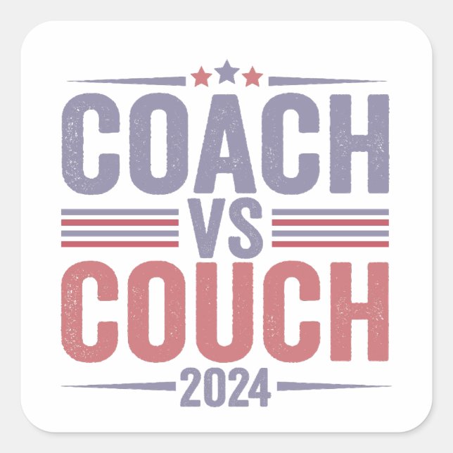 Adesivo Quadrado Harris Walz 2024 Eleição Kamala Tim Waltz América (Frente)