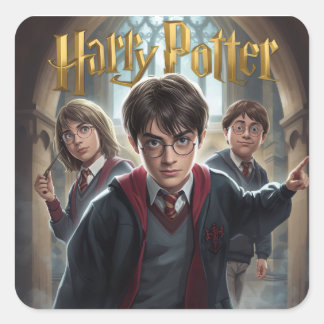 Adesivo Quadrado harry potter