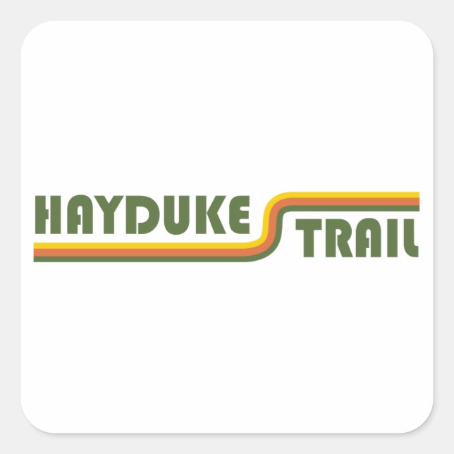 Adesivo Quadrado Hayduke Trail (Frente)