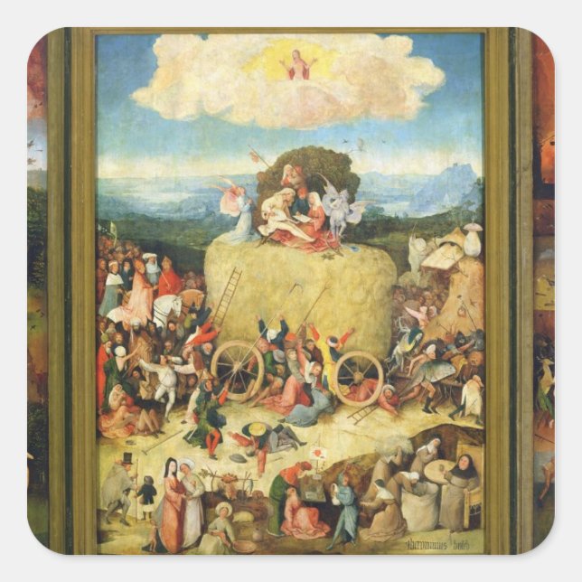 Adesivo Quadrado Haywain, 1515 (Frente)
