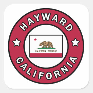 Adesivo Quadrado Hayward California