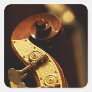 Adesivo Quadrado Headstock 2 do contrabaixo