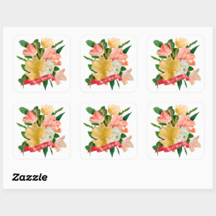 Adesivo Quadrado Hebraico: Eshet Chayil - [judia] Mulher de Valor