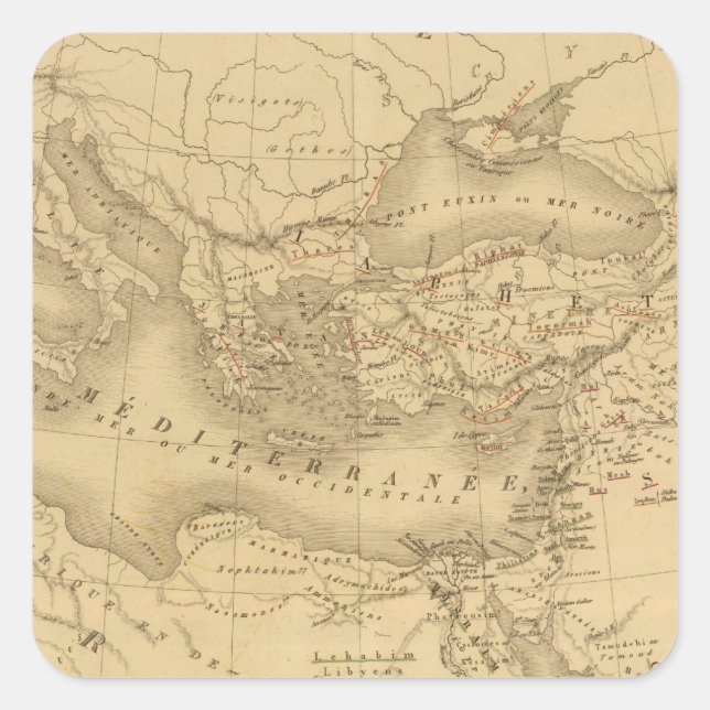 Adesivo Quadrado Hebreux (Frente)