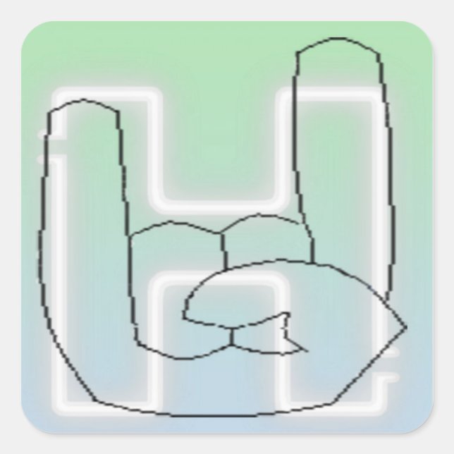 Adesivo Quadrado Hella Button (Frente)