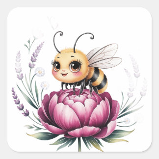 Adesivo Quadrado Hello summer