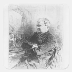 Adesivo Quadrado Henri Bonaventure Monnier