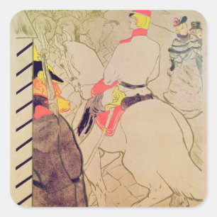 Adesivo Quadrado Henri de Toulouse-Lautrec   Babilônia alemã, 18