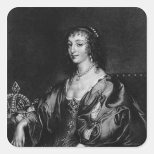 Adesivo Quadrado Henrietta Maria