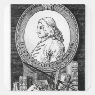 Adesivo Quadrado Henry Fielding na idade de quarenta e oito