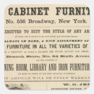 Adesivo Quadrado Henry Stoney